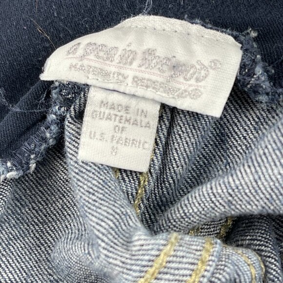 A Pea In the Pod Maternity Jeans Womens Small Blue Pockets - Picture 3 of 11